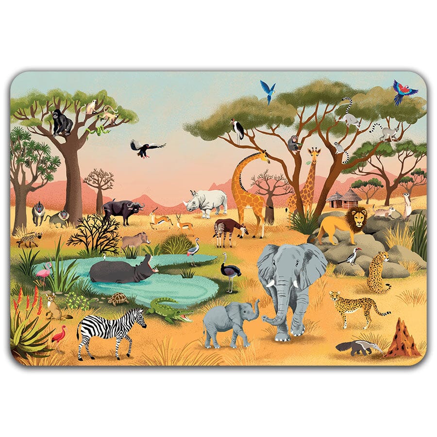 Savane - Set de table dorure Cartes d'Art